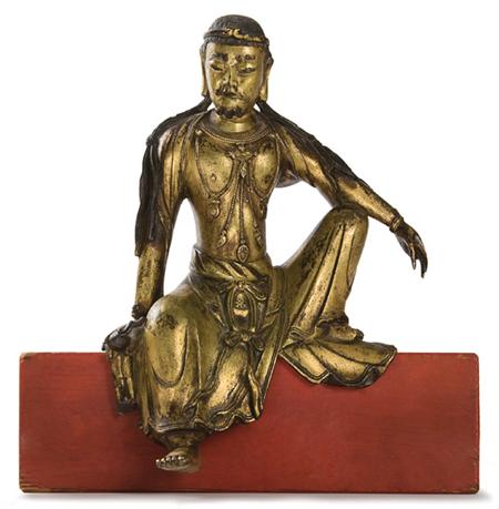 Appraisal: Chinese Gilt-Bronze Bodhisattva Estimate -