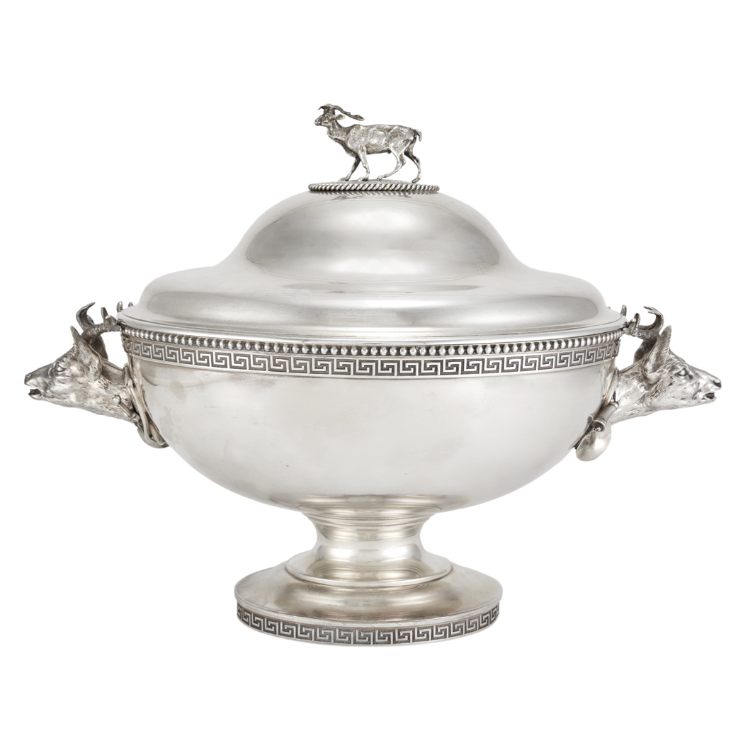 Appraisal: Tiffany Co Sterling Silver Soup Tureen Circa - Of oval