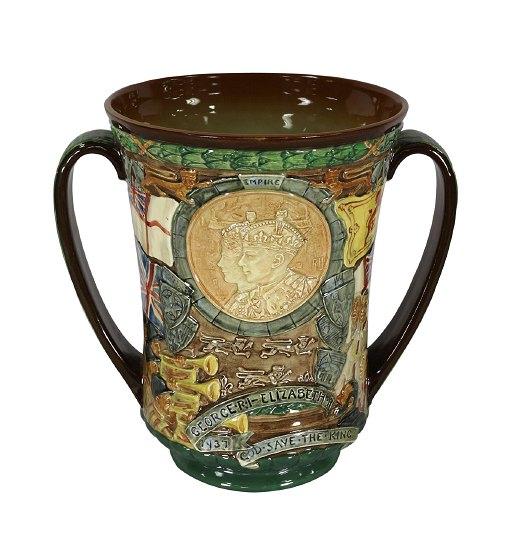 Appraisal: A twin-handled commemorative cup for the Coronation of George VI