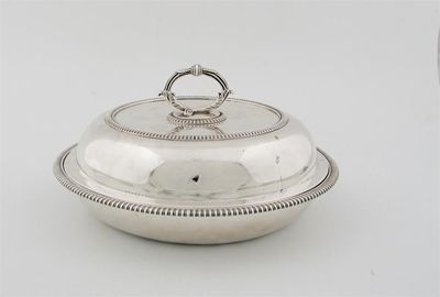 Appraisal: By Paul Storr a George III gadrooned circular vegetable dish