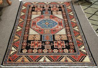 Appraisal: Uzbek Kazak carpet Uzbek Kazak carpet ' x '