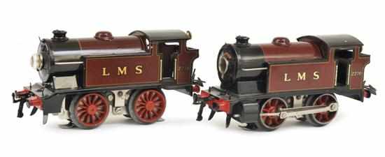 Appraisal: TWO HORNBY O GAUGE ELECTRIC LMS EM LOCOMOTIVES both v