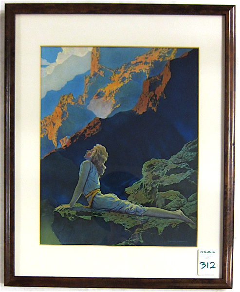 Appraisal: MAXFIELD PARRISH COLOR PRINT American - Wild Geese published by