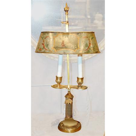 Appraisal: Louis XVI Style Bouillotte Lamp Estimate -