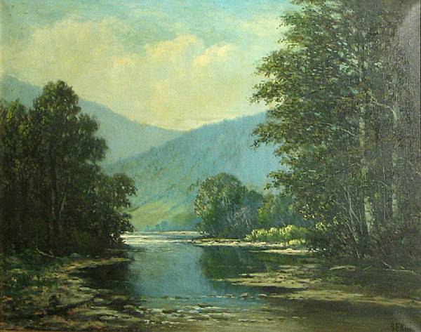 Appraisal: Albert Francis King American - Allegheny Mountain Stream near Altoona