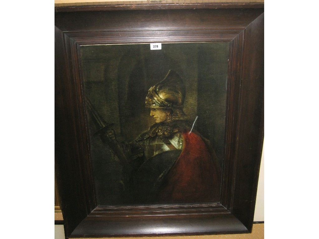 Appraisal: Medici Society reproduction 'Man in Armour' after Rembrant