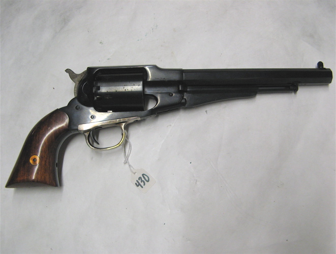 Appraisal: REMINGTON NEW ARMY MODEL REPLICA CAP AND BALL REVOLVER caliber