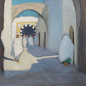 Appraisal: Eda Elizabeth Sterchi American - Passage in Tunis oil on