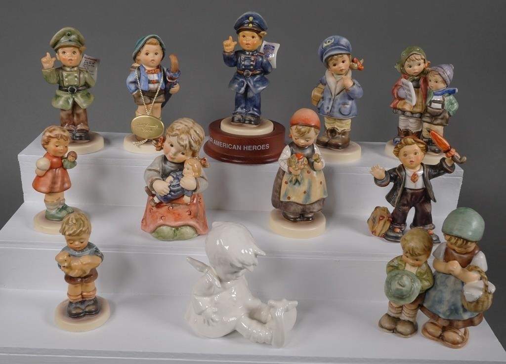 Appraisal: Collection of Hummel figurines TMK- Hummels included Little Miss Mail