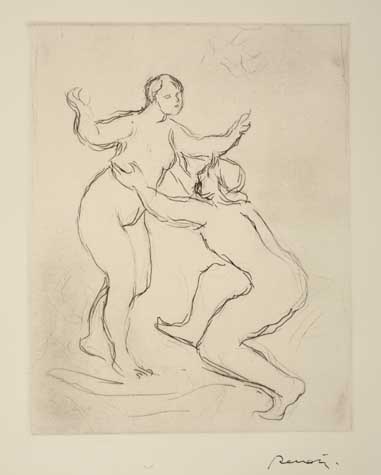 Appraisal: PIERRE-AUGUSTE RENOIR Le Fleuve Scamandre e planche Etching and soft-ground