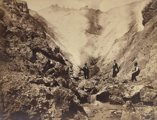 Appraisal: WATKINS CARLETON E - Untitled the Devil's Canyon Geysers with