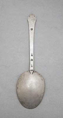 Appraisal: A Charles II dessert spoon pricked 'GT' over 'IA' over