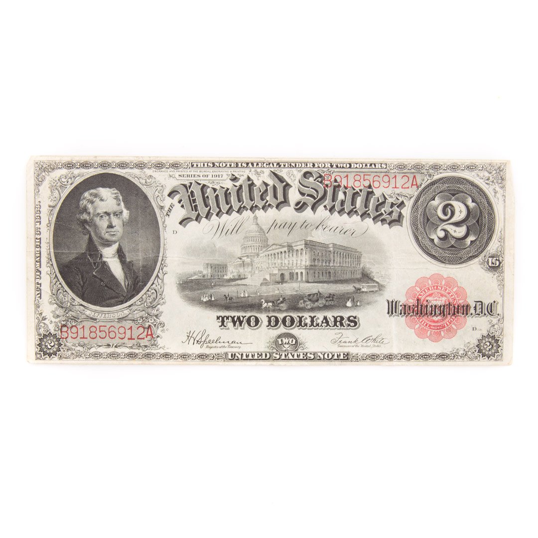 Appraisal: US Legal Tender Note - VF US Legal Tender Note