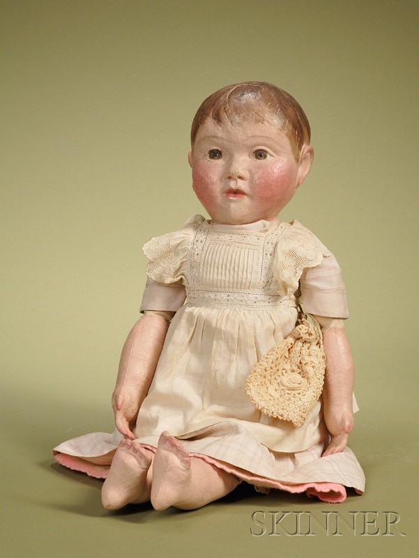 Appraisal: J B Shepherd Philadelphia Cloth Baby c with molded and