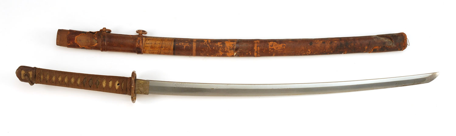 Appraisal: GUNTO KATANA By Kikuhide In hon-dzukuri form with suguha hamon