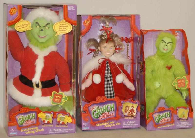 Appraisal: Lot of The Grinch Toys in Boxes Condition Excellent -