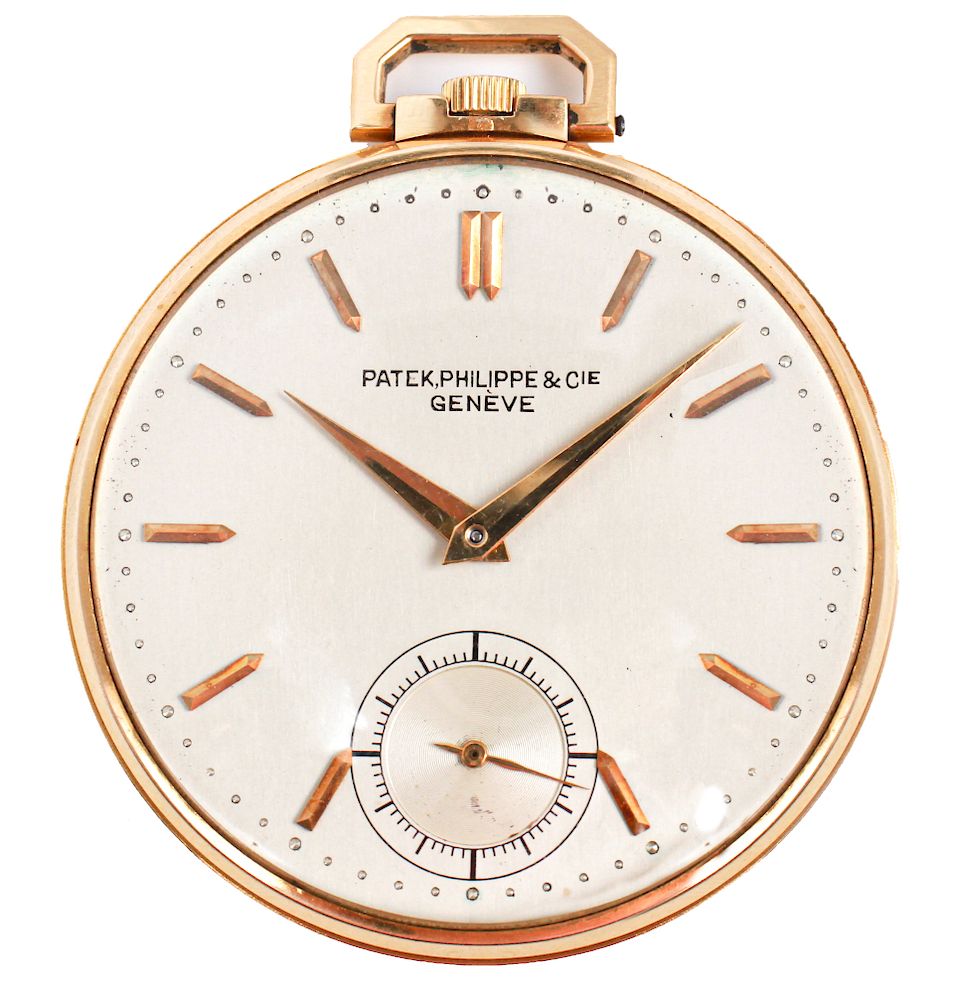 Appraisal: Art Deco Patek Philippe K Gold Pocket Watch Art Deco