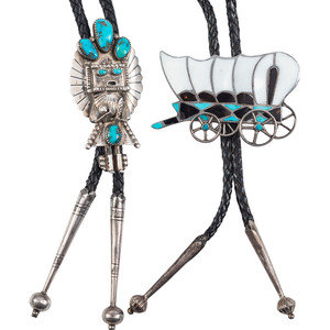 Appraisal: Navajo and Zuni Bolo Ties mid - third quarter th