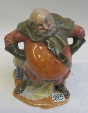 Appraisal: A ROYAL DOULTON CHARACTER FIGURE hand painted Falstaff HUN in