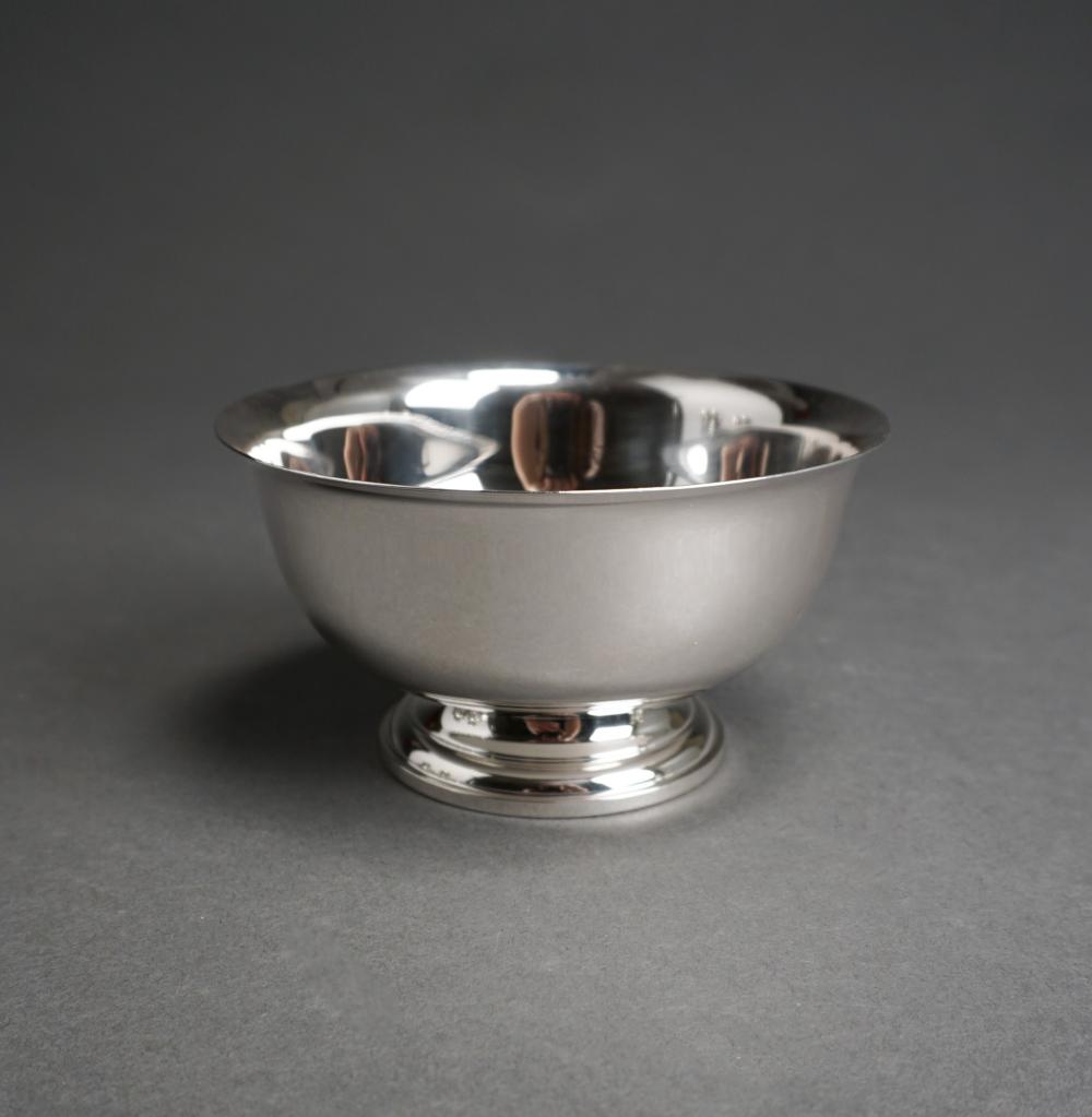 Appraisal: NEWPORT PAUL REVERE REPRODUCTION STERLING SILVER BOWL OZTNewport Paul Revere