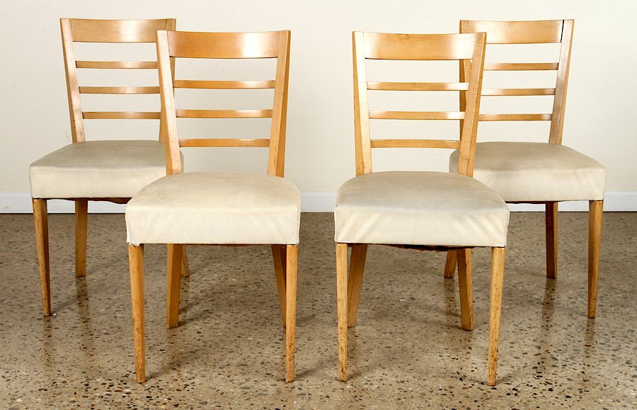 Appraisal: SET SYCAMORE SIDE CHAIRS BY JEAN ROYER C A set