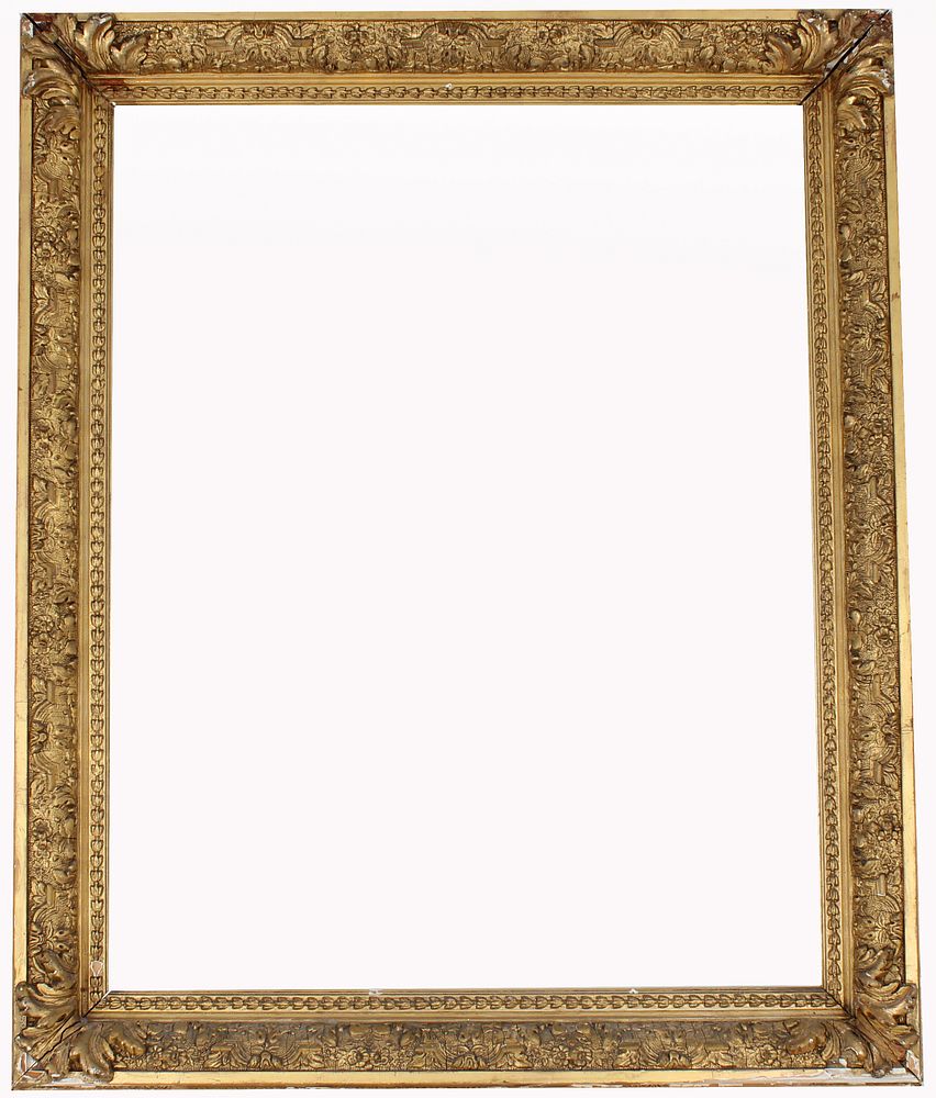 Appraisal: Antique Gilt Frame x Antique Gilt Frame Rabbet Opening Size