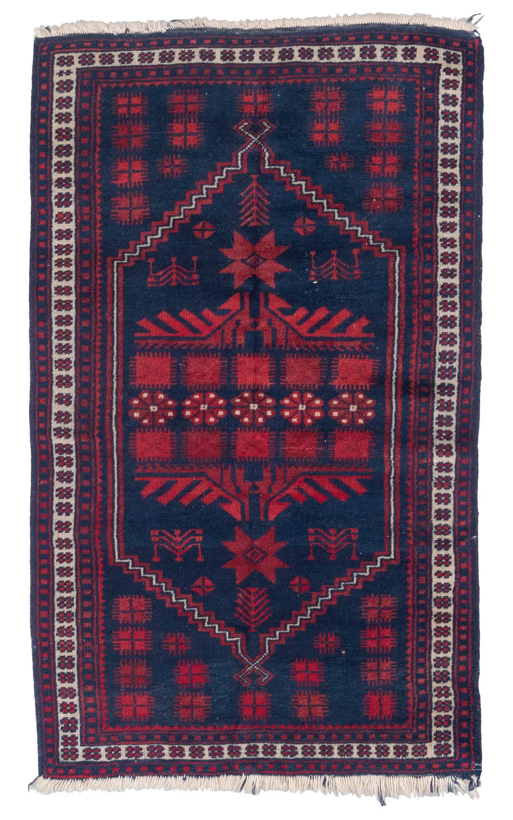 Appraisal: TURKISH RUG X SECOND HALF OF THE TH CENTURYTURKISH RUG