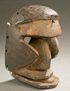 Appraisal: Dan Gere articulating face mask th c A face mask