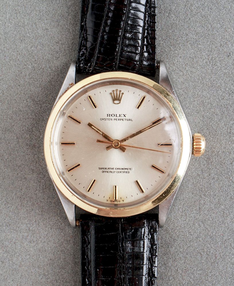 Appraisal: Rolex Two-Tone Oyster Perpetual Chronometer Watch Rolex Oyster Perpetual Superlative