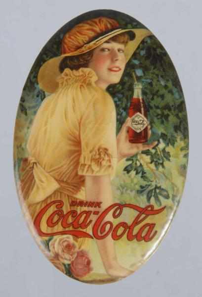 Appraisal: Coca-Cola Pocket Mirror Description A number of surface cracks and