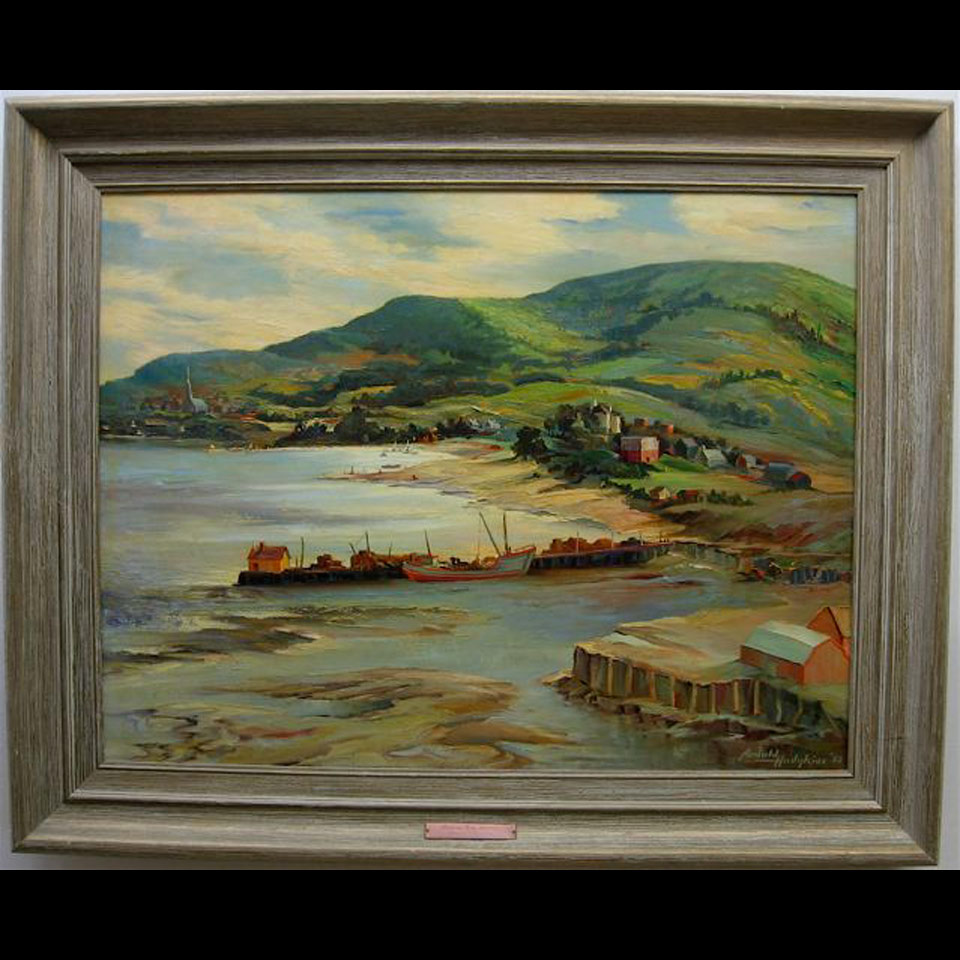 Appraisal: MURRAY BAY QUEBEC ARNOLD BENJAMIN HODGKINS - CANADIAN OIL ON