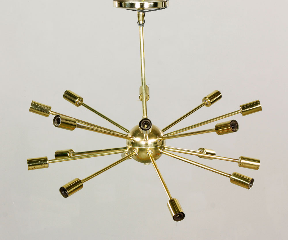 Appraisal: - Modern Sputnik Style Hanging Lamp Mid century modern Sputnik