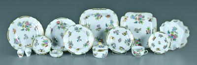 Appraisal: pieces Herend china Queen Victoria pattern detailed listing available The