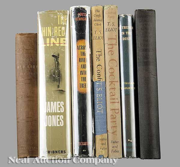 Appraisal: A Group of First Edition Books comprising Hemingway Across the