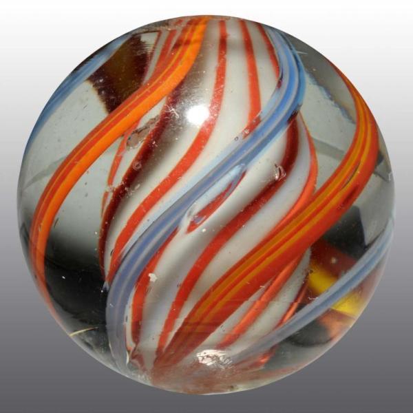 Appraisal: Solid Core Swirl Marble Description English swirl solid core in