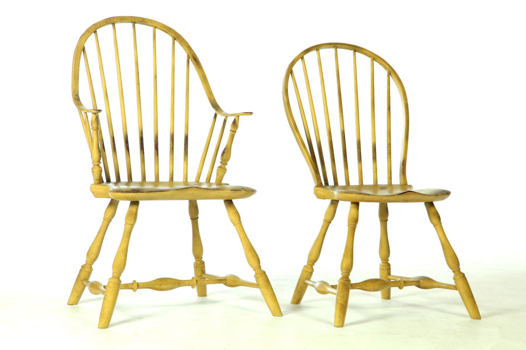 Appraisal: SET OF EIGHT WINDSOR CHAIRS Bill Wallack York County Pennsylvania