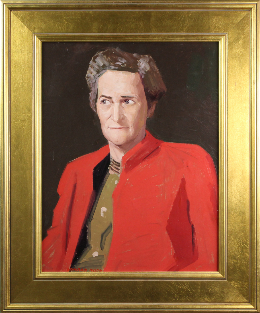 Appraisal: Conrad Buff American - Portrait of Mary E Buff oil