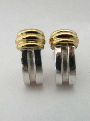 Appraisal: A pair of Tiffany Co K Yellow Gold and Sterling