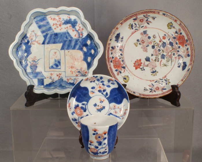 Appraisal: Chinese export porcelain Chinese Imari pcs to include tray approx