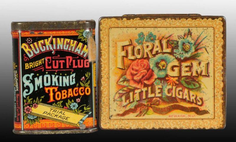 Appraisal: Lot of Tobacco Tins Description Includes a Buckingham sample vertical