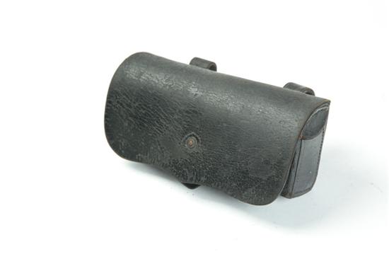 Appraisal: CARBINE CARTRIDGE POUCH Illegibly marked ''w