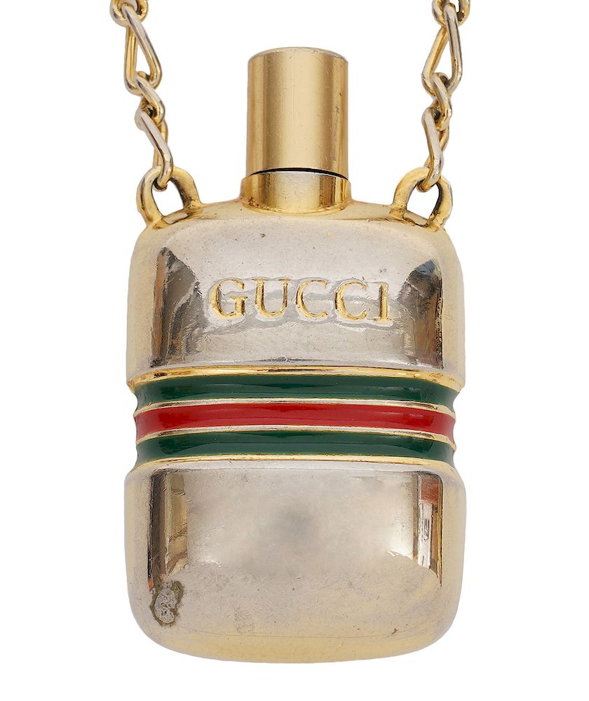 Appraisal: Gucci Vintage Perfume Bottle Necklace Gucci Vintage Perfume Bottle Necklace