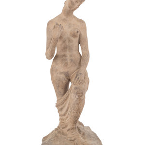 Appraisal: A Terra Cotta Figure of a Nude th Century Height