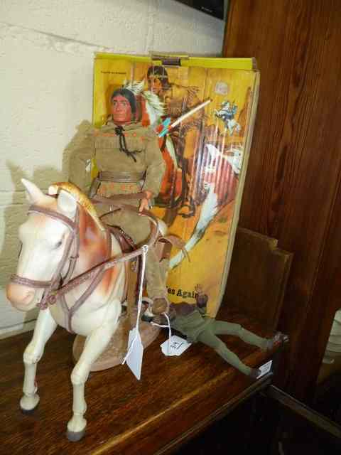 Appraisal: A MARX TOYS 'SCOUT' TONTO'S TRUSTY INDIAN PINTO HORSE with