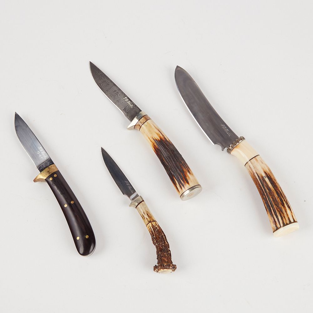 Appraisal: Grp J B Fuchs Knives J B Fuchs Group of