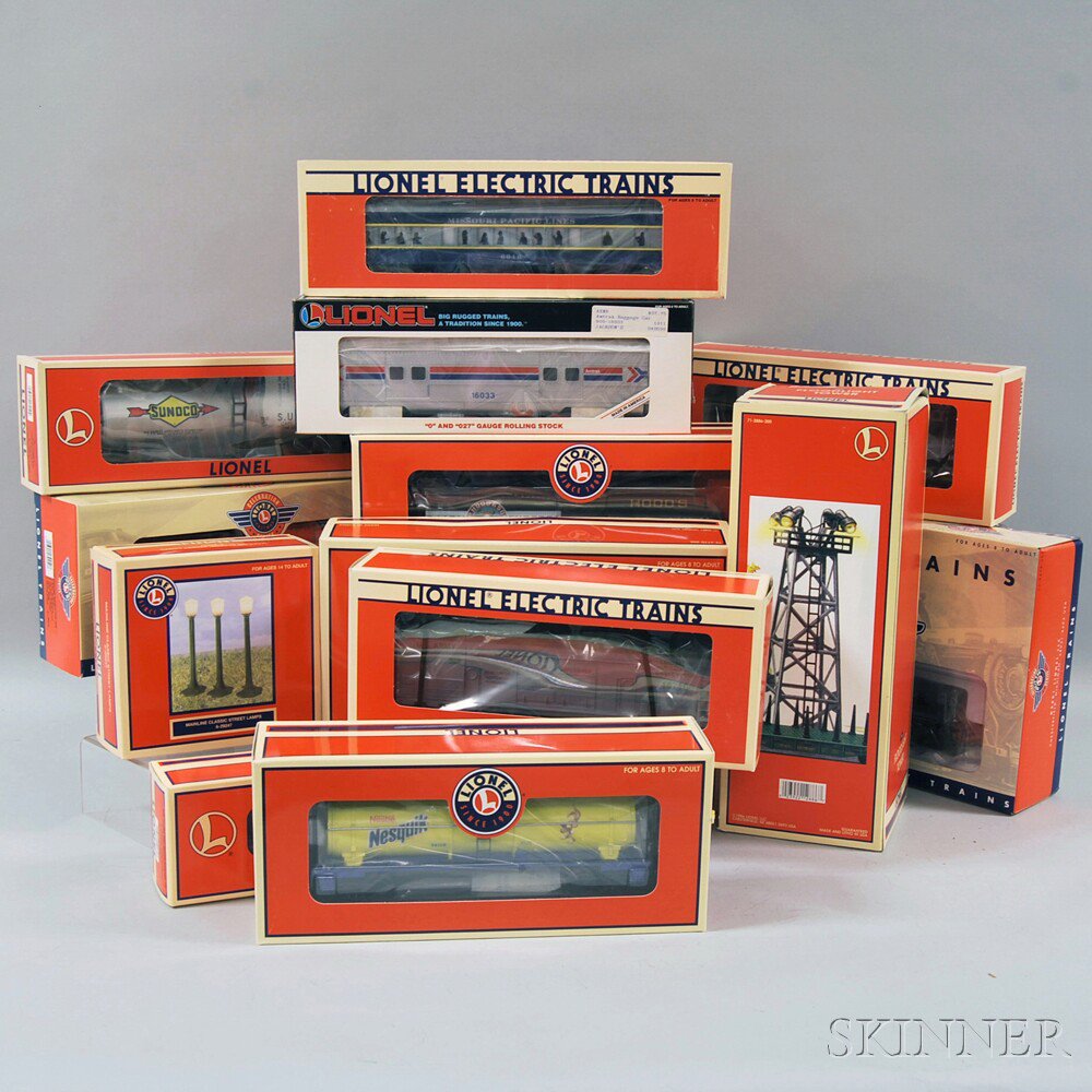 Appraisal: Set of Twenty-three Lionel O Gauge Model Trains and Accessories