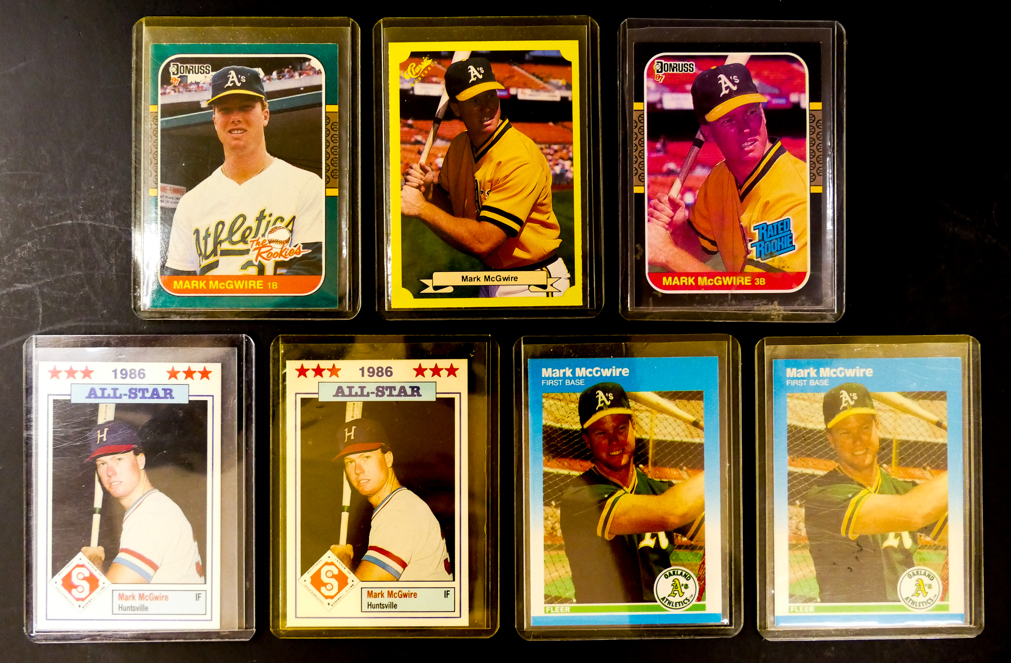 Appraisal: pc Mark McGwire Baseball Cards Includes pc Minor League Huntsville