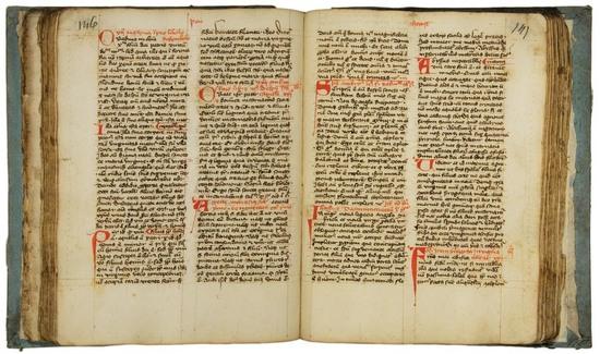 Appraisal: Decorated manuscript on paper th century A Latin lectionary or