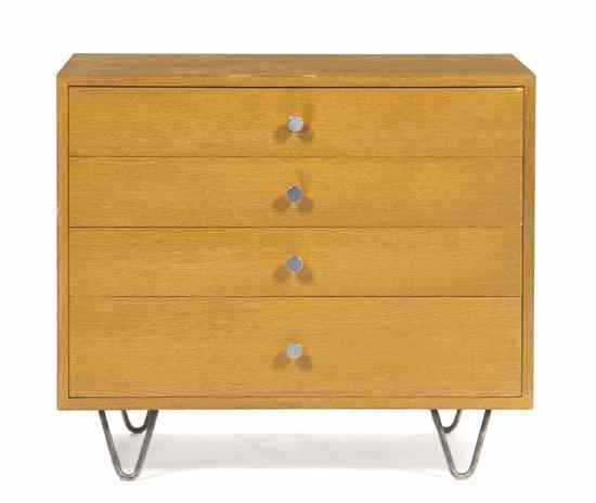 Appraisal: An American Chest of Drawers with Vanity George Nelson for