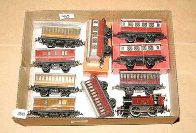 Appraisal: Hornby O Gauge miscellaneous quantity of Passenger Vehicles and Loco